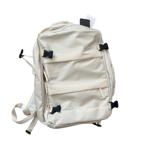 Handbags - Cream Backpack Carry On NWT